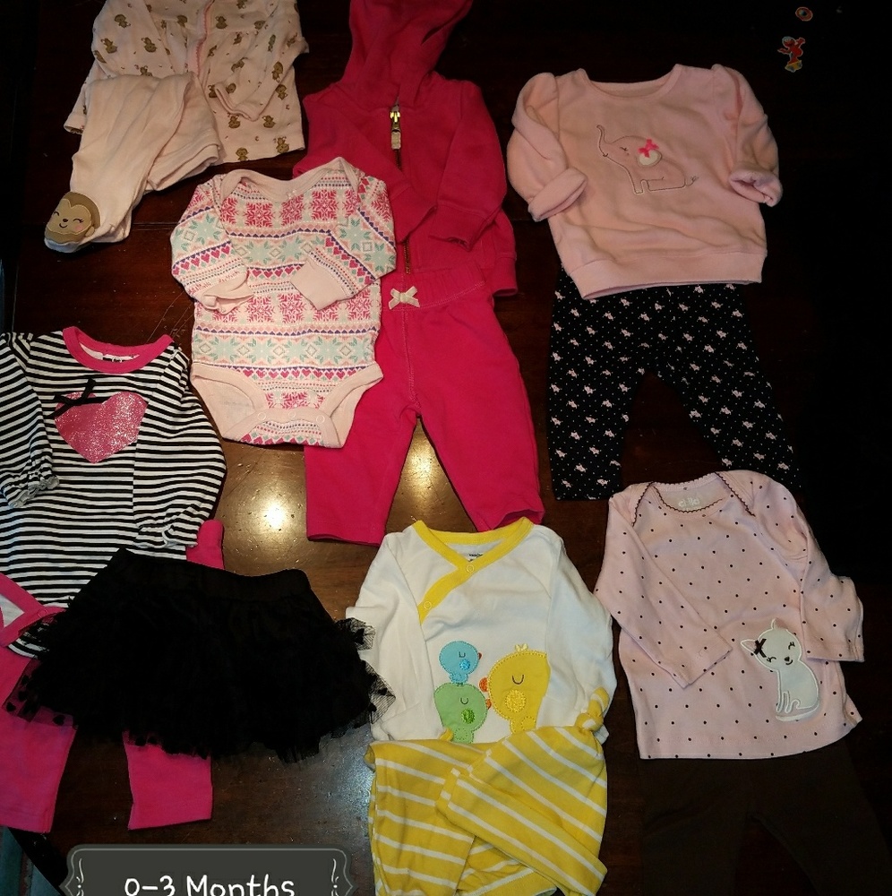 0-3 Month Clothing Lot